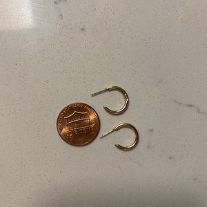 14K Gold Mini Hoops